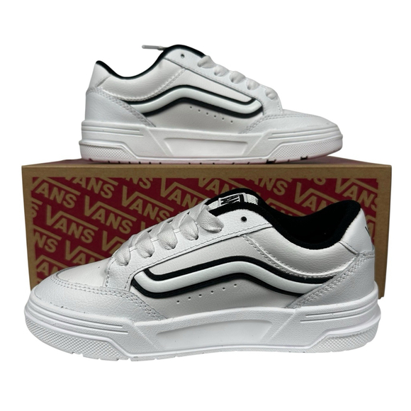 Vans Hylane Youth Skate Sneakers Size 3.5Y White and Black VN000D4PFCC - Picture 2 of 10